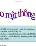 Bài giảng Tin học 12 - Bài 13: Bảo mật thông tin