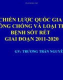 CHIẾN LƯỢC QUỐC GIA PHÒNG CHỐNG VÀ LOẠI TRỪ BỆNH SỐT RÉT