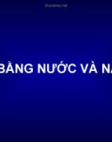 CÂN BẰNG NƯỚC VÀ NATRI