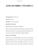 ACID ASCORBIC (VITAMIN C)