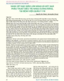 Nhận xét đặc điểm lâm sàng và kết quả phẫu thuật điều trị nang cuống răng, tại Bệnh viện Quân y 110