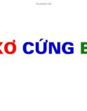 Bài giảng Xơ cứng bì