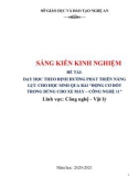 Sáng kiến kinh nghiệm THPT: Dạy học theo định hướng phát triển năng lực cho học sinh qua bài: Động cơ đốt trong dùng cho xe máy - Công nghệ lớp 11