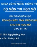 Đồ họa máy tính ứng dụng cho tin học mỏ - Chương Mở đầu