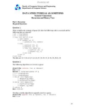 Feaculty of Computer Science and Engineering Department of Computer Scienc Tutorial 3 Questions