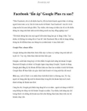 fac ‘lấn áp' google plus ra sao?