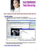 Bài: Pageproperties thuộc tính của page
