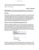 Cấu hình VMware VirtualCenter Management Server