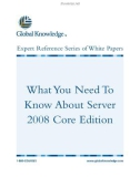 What You Need To Know About Server 2008 Core Edition