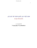 Tuyển tập các bài toán thi học sinh giỏi Toán quốc gia từ năm 1962 đến năm 2005