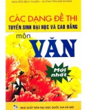 Tuyển tập các dạng đề thi tuyển sinh Đại học và Cao đẳng môn Văn: Phần 1