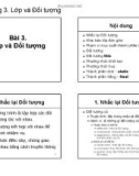 Bài giảng Object-Oriented programming: Chương 3 - Văn Thị Thiên Trang