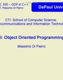 Object Orirnted programming in C++