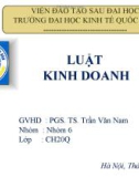 Tài liệu về Luật kinh doanh