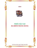 Bài tập Ba điểm thẳng hàng - Toán lớp 6