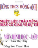 Bài giảng Hình học 8 chương 4 bài 8: Một số bài giảng hay về Diện tích xung quanh của hình chóp đều