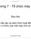 Bài giảng Kiến trúc máy tính: Chương 7 - Trần Sơn Hải