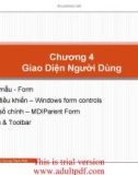 Chương 4 giao diện người dùng