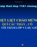 Bài giảng Đại số và Giải tích 11 - Bài tập Xác suất của biến cố