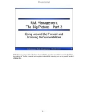 Risk Management The Big Picture – Part 2