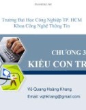 Bài giảng Kỹ thuật lập trình: Chương 3 (phần 1) - Võ Quang Hoàng Khang