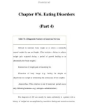 Chapter 076. Eating Disorders (Part 4)