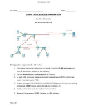 CCNA2 SKILL BASED EXAMINATION - Number 1