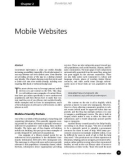 Mobile Websites