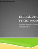 Applied Software Project Management - DESIGN AND PROGRAMMING