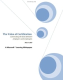 Microsoft_Value of Certification