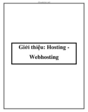 Giới thiệu: Hosting Webhosting