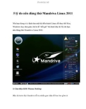 5 lý do nên dùng thử Mandriva Linux 2011