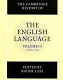 The Cambridge History of the English Language Volume 3 part 1