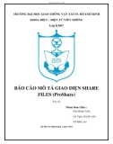 BÁO CÁO MÔ TẢ GIAO DIỆN SHARE FILES