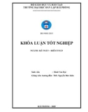 Khóa luận tốt nghiệp Kế toán - Kiểm toán: Hoàn thiện công tác kế toán doanh thu, chi phí và xác định kết quả kinh doanh tại công ty TNHH cơ khí Mai Phương