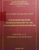 Luận văn: Vai trò của nhà nước trong quá trình công nghiệp hóa ở Thái Lan (thời kỳ 1961 - 2004), bài học kinh nghiệm và khả năng vận dụng vào Việt Nam