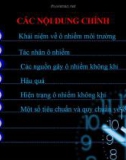 Ô nhiểm môi trường không khí