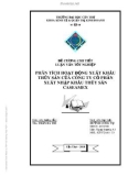 PHÂN TÍCH HOẠT ĐỘNG XUẤT KHẨU THỦY SẢN CỦA CÔNG TY CỔ PHẦN XUẤT NHẬP KHẨU THỦY SẢN CASEAMEX