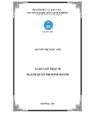 Luận văn Thạc sỹ Quản trị kinh doanh: Thực trạng và giải pháp thu hút đầu tƣ trực tiếp nƣớc ngoài vào Việt Nam thời gian tới