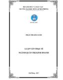 Luận văn Thạc sỹ Quản trị kinh doanh: Thu hút vốn đầu tư trực tiếp nước ngoài vào Việt Nam - Nghiên cứu sâu cho trường hợp Hải Phòng