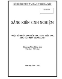 SKKN: Một số trò chơi giúp học sinh tiểu học học tốt môn tiếng Anh