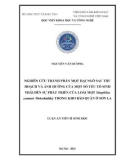 Luận án Tiến sĩ Sinh học: Nghiên cứu thành phần mọt hại ngô sau thu hoạch và ảnh hưởng của một số yếu tố sinh thái đến sự phát triển của loài mọt Sitophilus zeamais Motschulsky trong kho bảo quản ở Sơn La