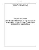 SKKN: Phương pháp giảng dạy nội dung các mạch điện tử cơ bản thuộc chương trình Công nghệ lớp 12