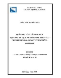 Tóm tắt luận văn Thạc sĩ Quản trị kinh doanh: Quản trị vốn luân chuyển tại Công ty Dịch vụ Mobifone Khu vực 3 – Chi nhánh Tổng công ty Viễn thông MobiFone