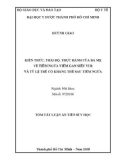 Tóm tắt Luận án tiến sĩ Y học: Kiến thức, thái độ, thực hành của bà mẹ về tiêm ngừa viêm gan siêu vi B và tỷ lệ trẻ có kháng thể sau tiêm ngừa