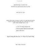 Luận văn Thạc sĩ Khoa học: Phân tích thực trạng và đề xuất một số giải pháp nâng cao khả năng thu hút vốn đầu tư vào khu công nghiệp Thụy Vân