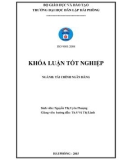 Khóa luận tốt nghiệp Quản trị kinh doanh: Một số giải pháp nhằm nâng cao hiệu quả hoạt động cho vay tiêu dùng tại Ngân hàng Thương mại Cổ phần Công thương Việt Nam – Chi nhánh Đồ Sơn