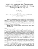 Tóm tắt Luận văn Thạc sĩ Luật học: Nghiên cứu, so sánh mô hình tố tụng hình sự tranh tụng và mô hình tố tụng thẩm vấn - Những kinh nghiệm đối với Việt Nam