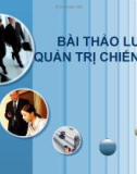 Bài thảo luận Quản trị chiến lược