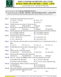 Luyện thi THPT Quốc Gia 2021 môn Hóa - Tổng ôn chương 1: Este Lipit